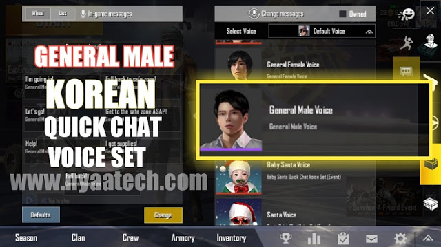 Active.sav | General Male Korean Quick Chat Voice Set