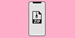 open zip file ios 13