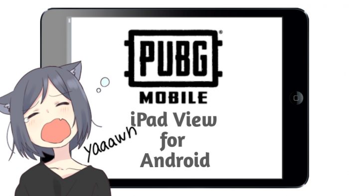 config ipad view for pubg mobile